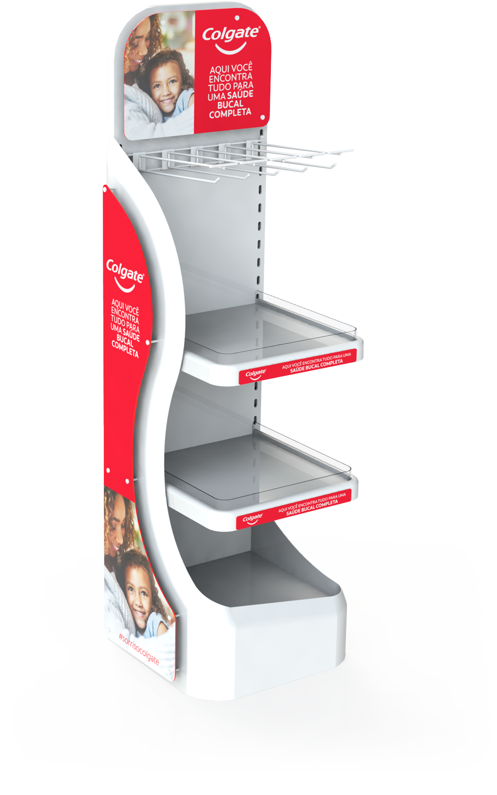 Display Colgate montado