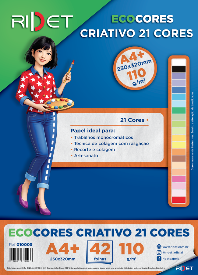 Encarte nova versão Criativo 21 Cores